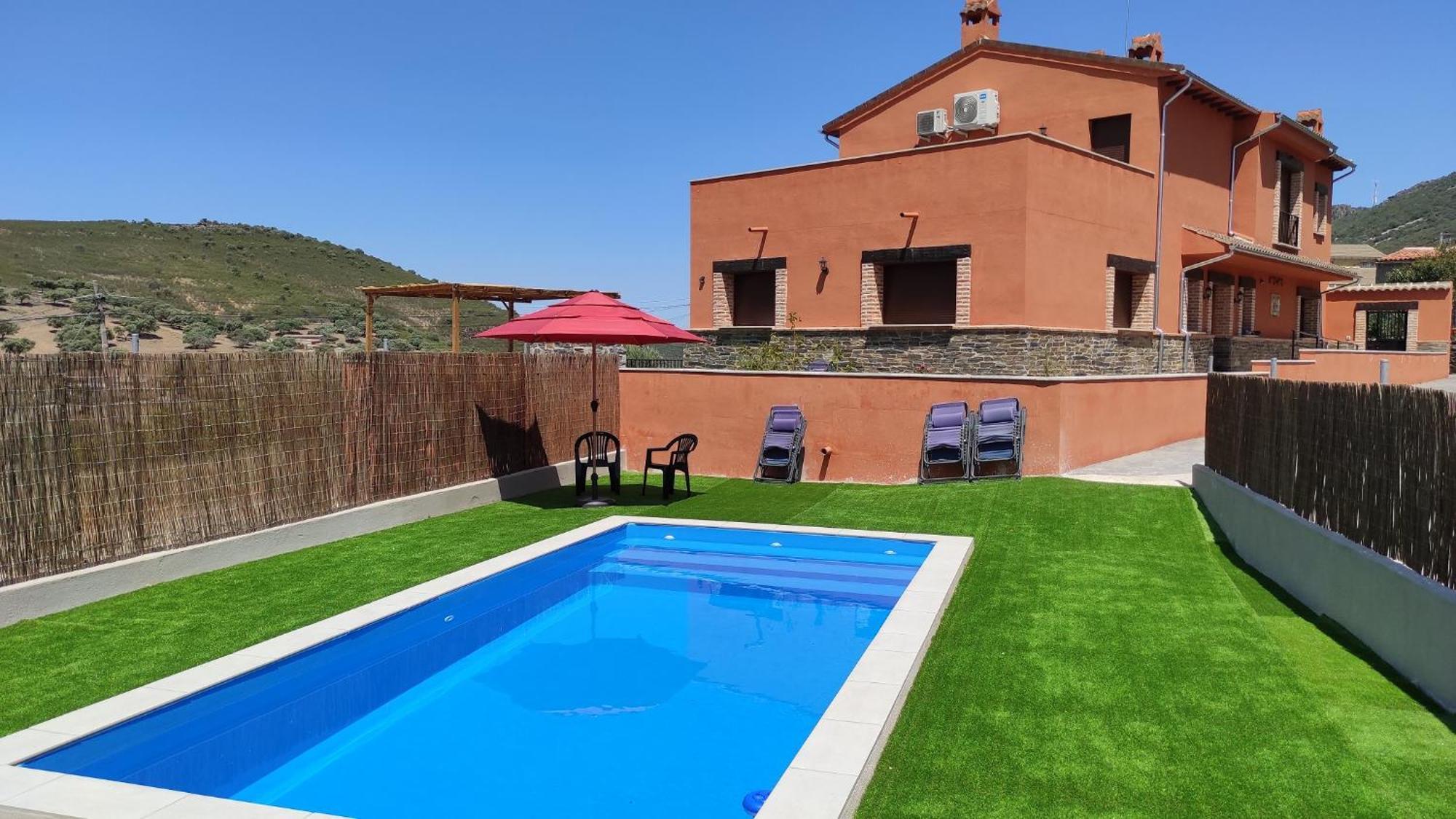 Casa Rural La Colmena Del Geoparque Navatrasierra 外观 照片